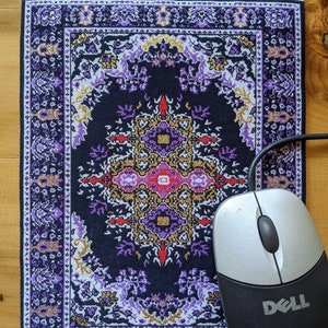 Wunderschöner Lila Türkischer Teppich Mouse Pad Perser teppich Büro Deko Computer Accessoire