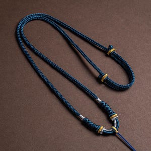 Handmade Braided Necklace Cord, Adjustable Rope Chain for Pendant, Crystal, Charm, Boho Necklace String, Jewelry Making Supplies