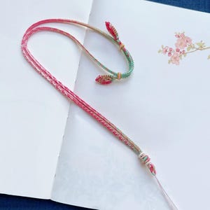 Handmade Braided Necklace Cord – Adjustable Boho Rope Chain for Pendants, Crystals, Charms, DIY Jewelry in 5 Colors