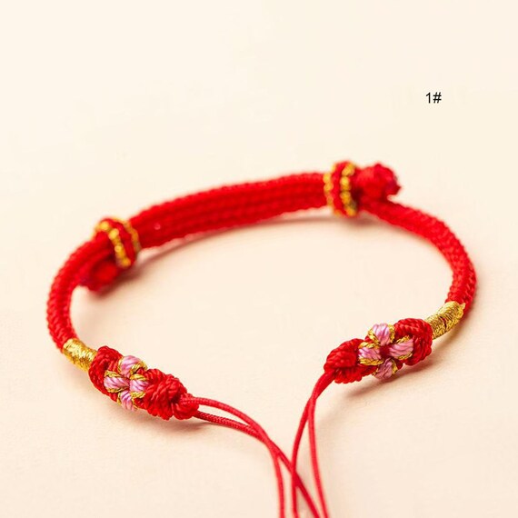 Handmade Lucky Adjustable Bracelet – Men Women Rope Cord String Jewelry, Unbranded