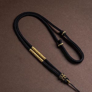 Handmade Braided Necklace Cord, Adjustable Rope Chain for Pendant, Crystal, Charm, Boho Necklace String, Jewelry Making, 3 Colors Available