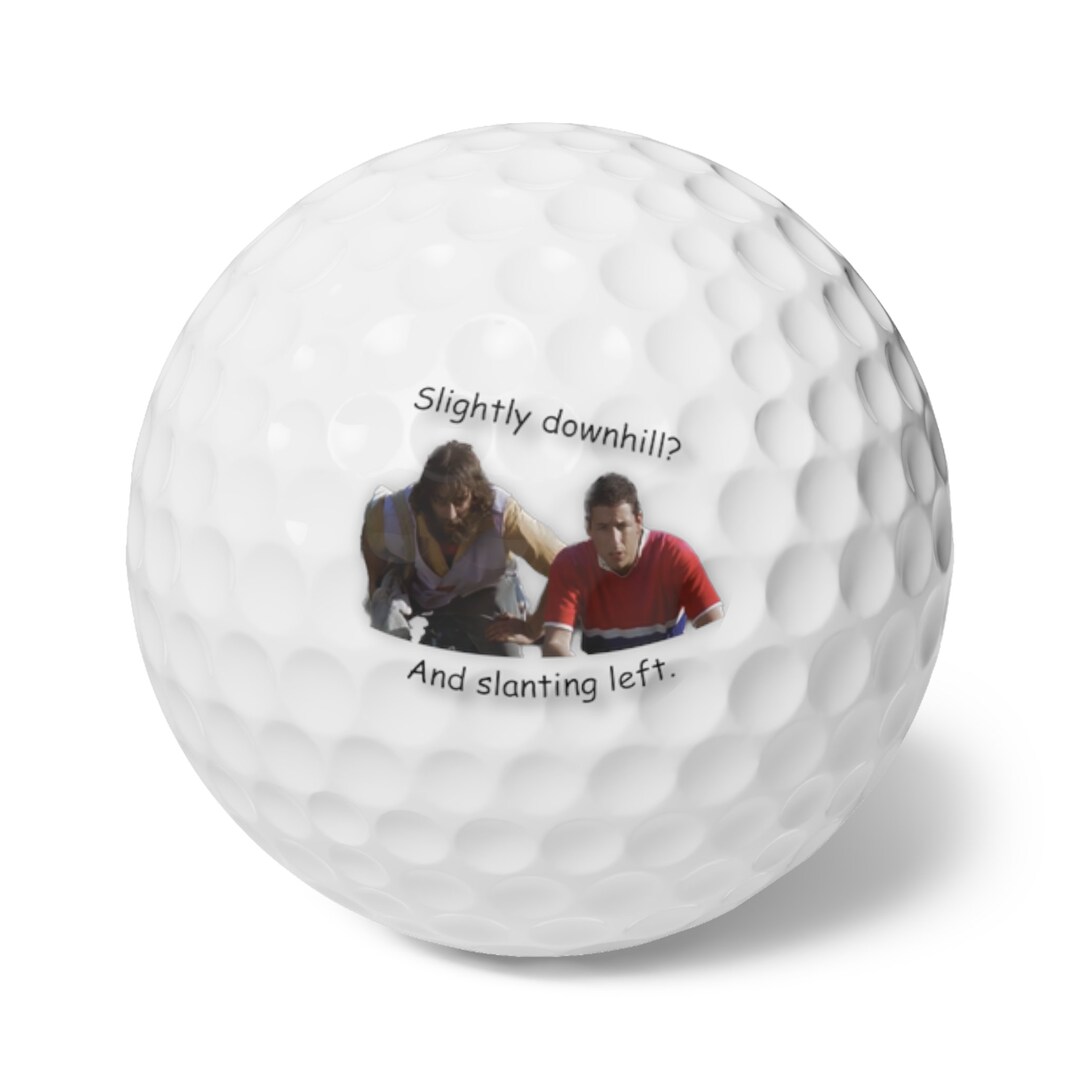 Slightly Downhill Happy Gilmore Golf Balls 6 Pack Etsy