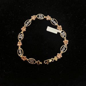 Quinceañera 15 bracelt 10k