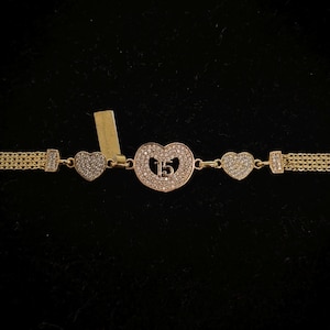 Quinceañera 15 bracelt 14k