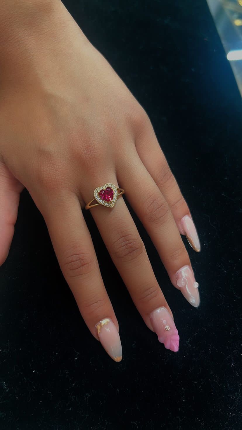 Elevated Heart Ring 