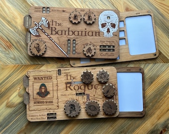 DnD Character Trackers | Dungeons and Dragons | Personalizable