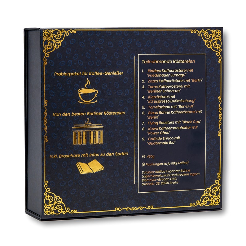 Coffee Gift Set from 9 Berlin Roasteries | Christmas and Birthday Gift | Gift Idea for Women & Men | Beans / Ground image 7