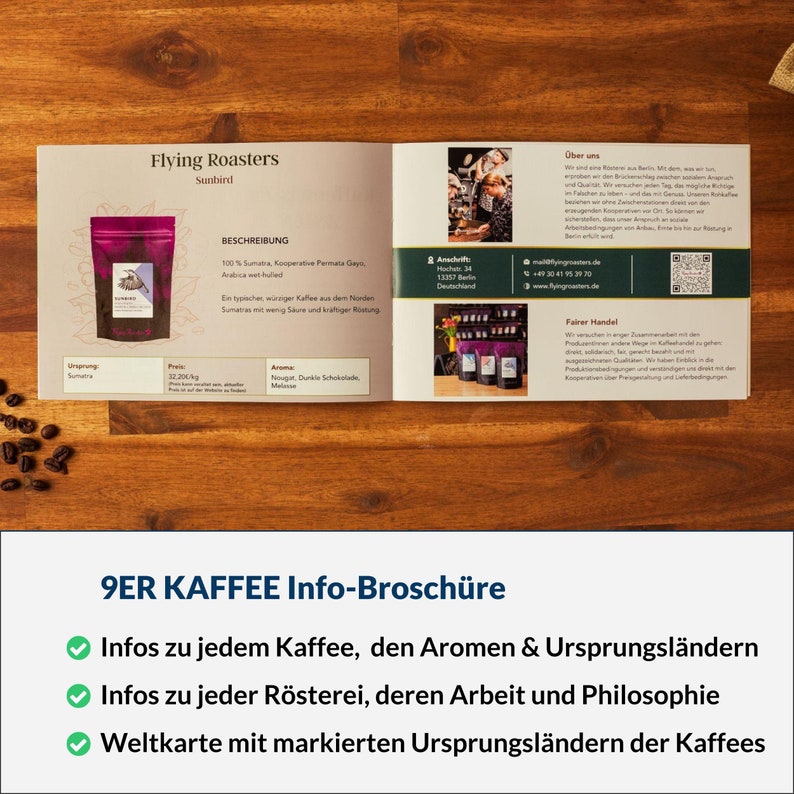 Coffee Gift Set from 9 Berlin Roasteries | Christmas and Birthday Gift | Gift Idea for Women & Men | Beans / Ground image 4