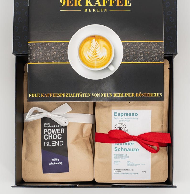 Coffee Gift Set from 9 Berlin Roasteries | Christmas and Birthday Gift | Gift Idea for Women & Men | Beans / Ground image 8
