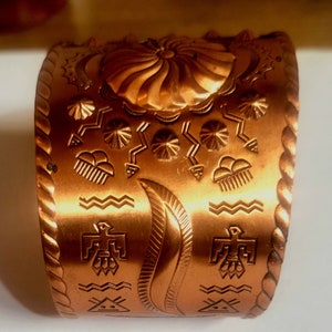 Vintage COPPER Cuff Bracelet