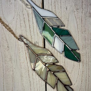 Stained Glass Feather