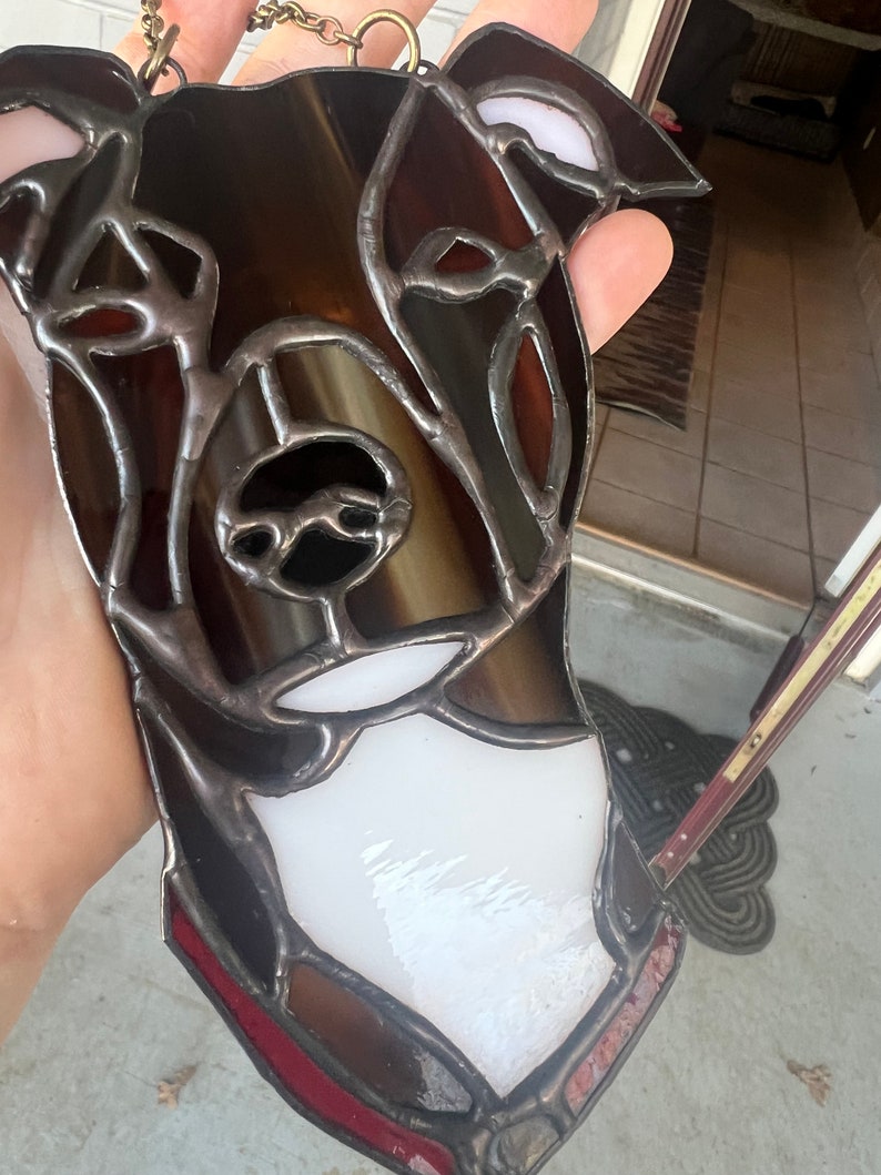 Custom Stained Glass Pet Portraits Etsy