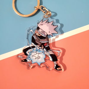 Naruto Shippuden Anime Kakashi Character ID Badge Holder Lanyard w/Kakashi  Rubber Pendant and Collectible Sticker