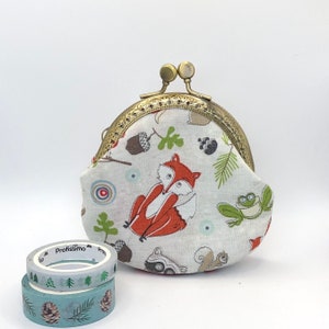 Clasp coin purse / kiss clasp / women coin purse / gift for friend / gift for coworker /gift for colleague