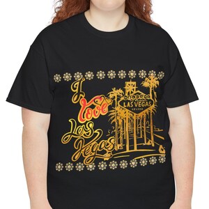 Las Vegas T Shirt, Unique Las Vegas Unisex Cotton Tee, 2 Colors 8 Sizes, Great Vegas Memento, FREE SHIPPING (Big Value),