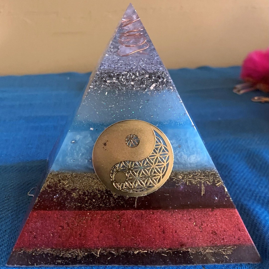 Large Orgonite Pyramids Large Orgonite Energy Pyramid - Etsy