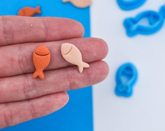 Simple Fish Cutter/ 7 Sizes / Clay Cutter/ Clay Cutter/ Polymer Clay/ Clay Tool