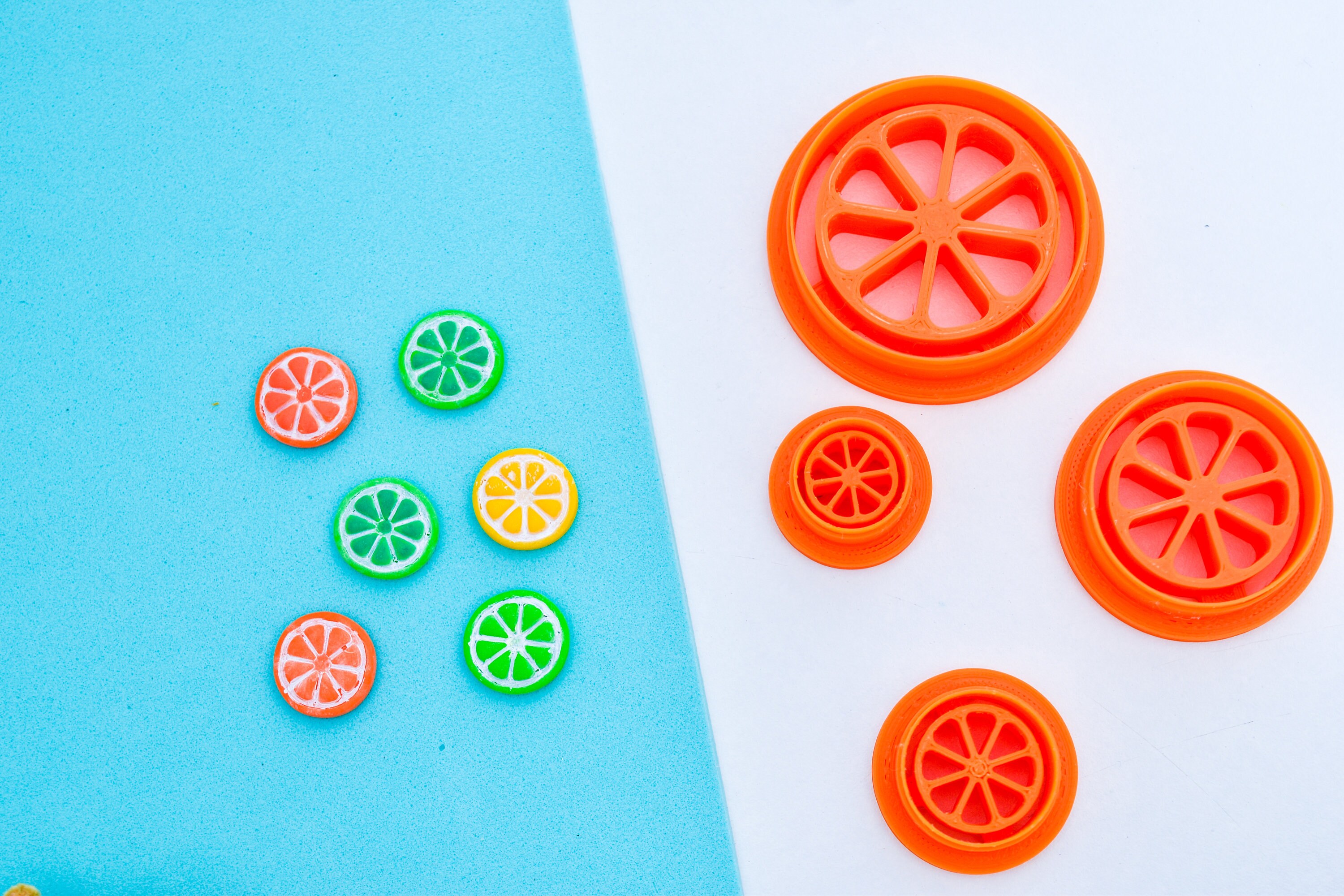 Half Orange Cutter / 6sizes/ Clay/ cutter/ cutter/ Polymer Clay/ Polymerclaycutter/