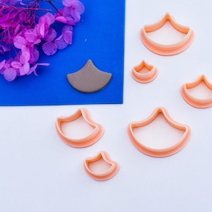 Fan Cutter / 6 sizes / Clay / Polymer Clay Cutter / Clay Cutter / Mold / Clay Craft