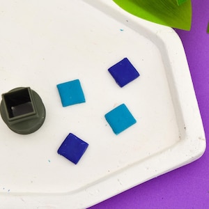 Micro Square Clay Cutters/ 4 Sizes/ Cutters/ Polymer Clay