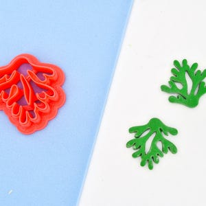 Coral Cutter/ 5 Sizes / Clay Cutter/ Clay Cutter/ Polymer Clay/ Clay Jewelry/ Mold