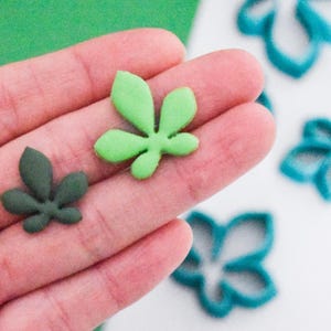 Tropical Leaf Cutter/ 9 Sizes / Leaves/ Clay Cutter/ Clay Tool/ Clay cutter/ Clay jewelry