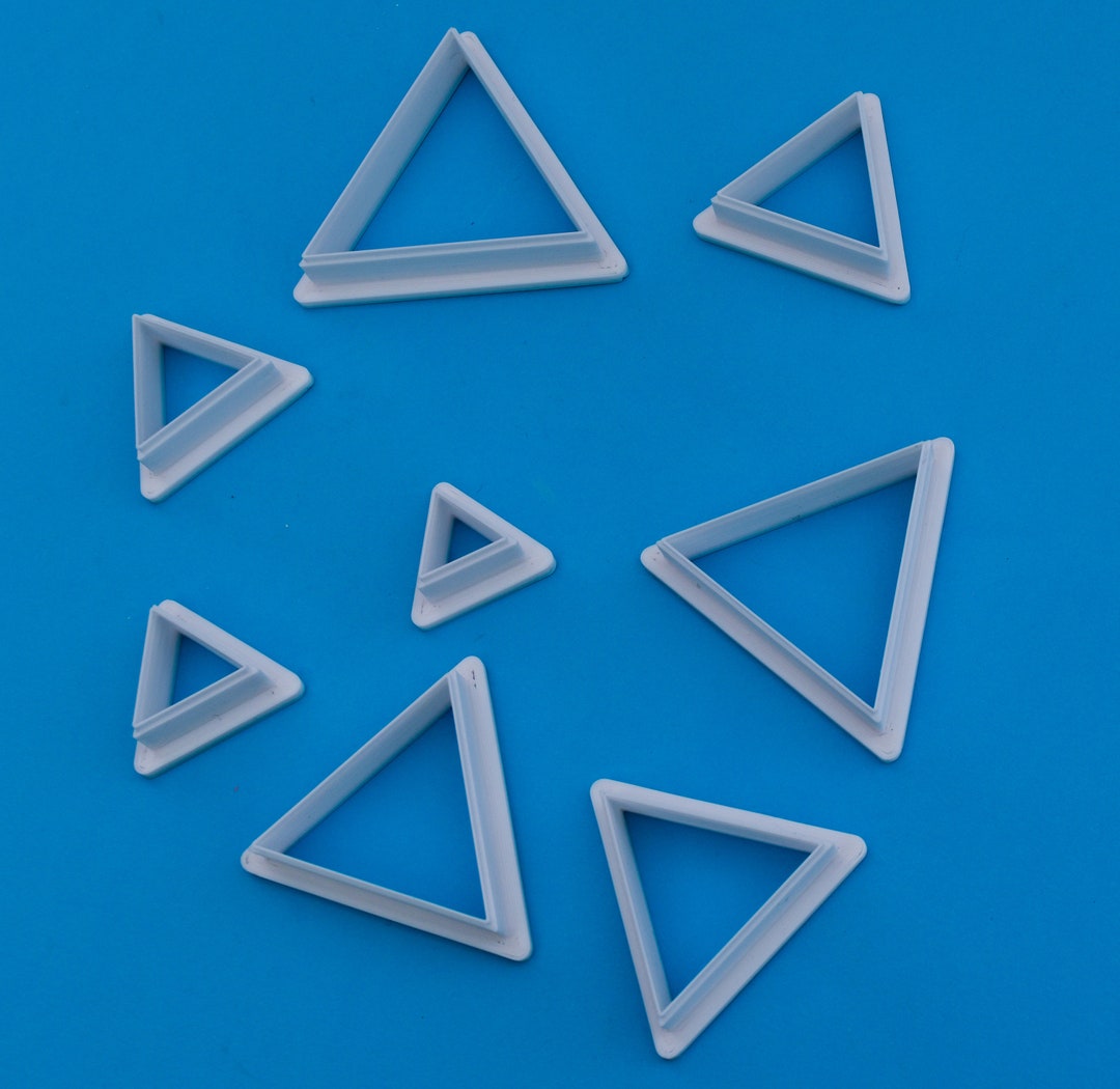 Triangle Cutter Triangle Cutter/ Clay Cutters / 12 Sizes / Mold / Clay Craft/ Clay ...