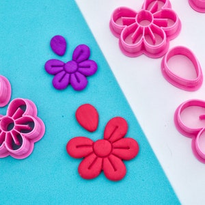 Flower Petal Cutter/ 5 Sizes/ Clay Cutter/ Clay Cutter/ Polymer Clay/ Clay Tools/ Mold
