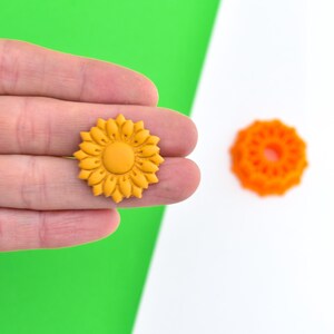 Sunflower Cutter /4 Sizes/ cutter/ Polymer Clay/ Polymerclaycutter/Clay