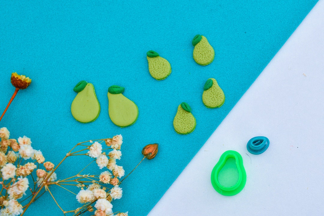 Pear Cutter V2/ 6 Sizes/ Clay/ Clay Craft/ Cutter/ Polymer Clay ...