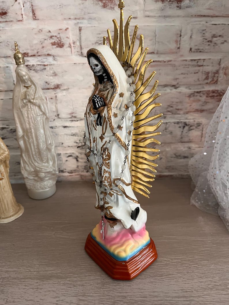 Santa Muerte Guadalupe Statue La Ni a Blanca Etsy santa-muerte-guadalupe-statue-la-ni-a-blanca-etsy
