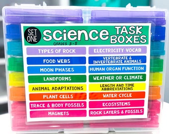 Life Skills Task Boxes With 2 Carrying Cases 