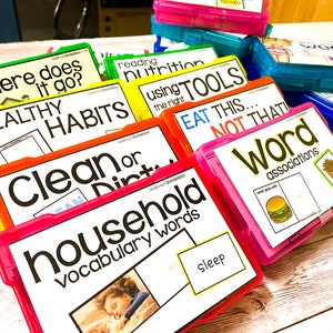 Life Skills Task Boxes (set two)  - with 1 carrying case