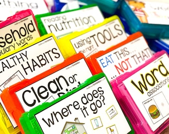 Life Skills Task Boxes (set one) - with carrying case
