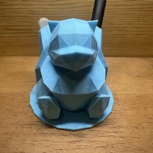 3D-printed 'Blastoise' is now... Blazetoise! Holds vape carts (or anything else small!)