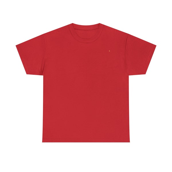 Plain T Shirt Unisex Heavy Cotton Tee