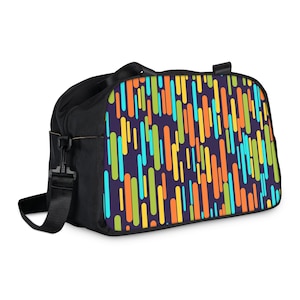 Personalized Graphic  Design Fitness Handbag Shoe Compartment Adjustable Shoulder Strap Water Resistant for Women Men Children.