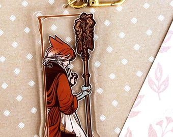 FFXIV G'raha Tia Charm - Art Nouveau