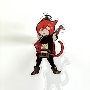 G&#39;raha Tia FFXIV Keychain/Acrylic Charm
