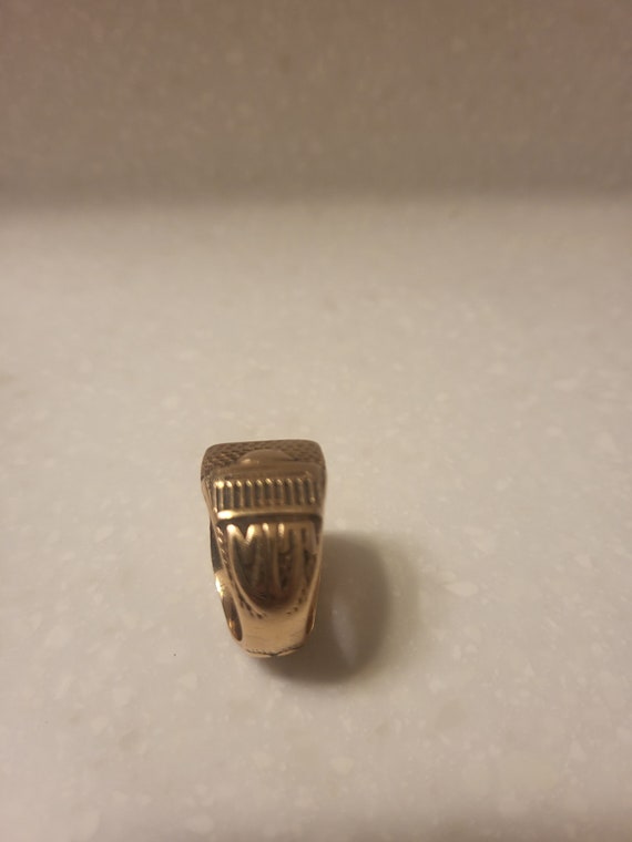 1965 14k Gold MIT Clas Ring Size 9.5 - image 3