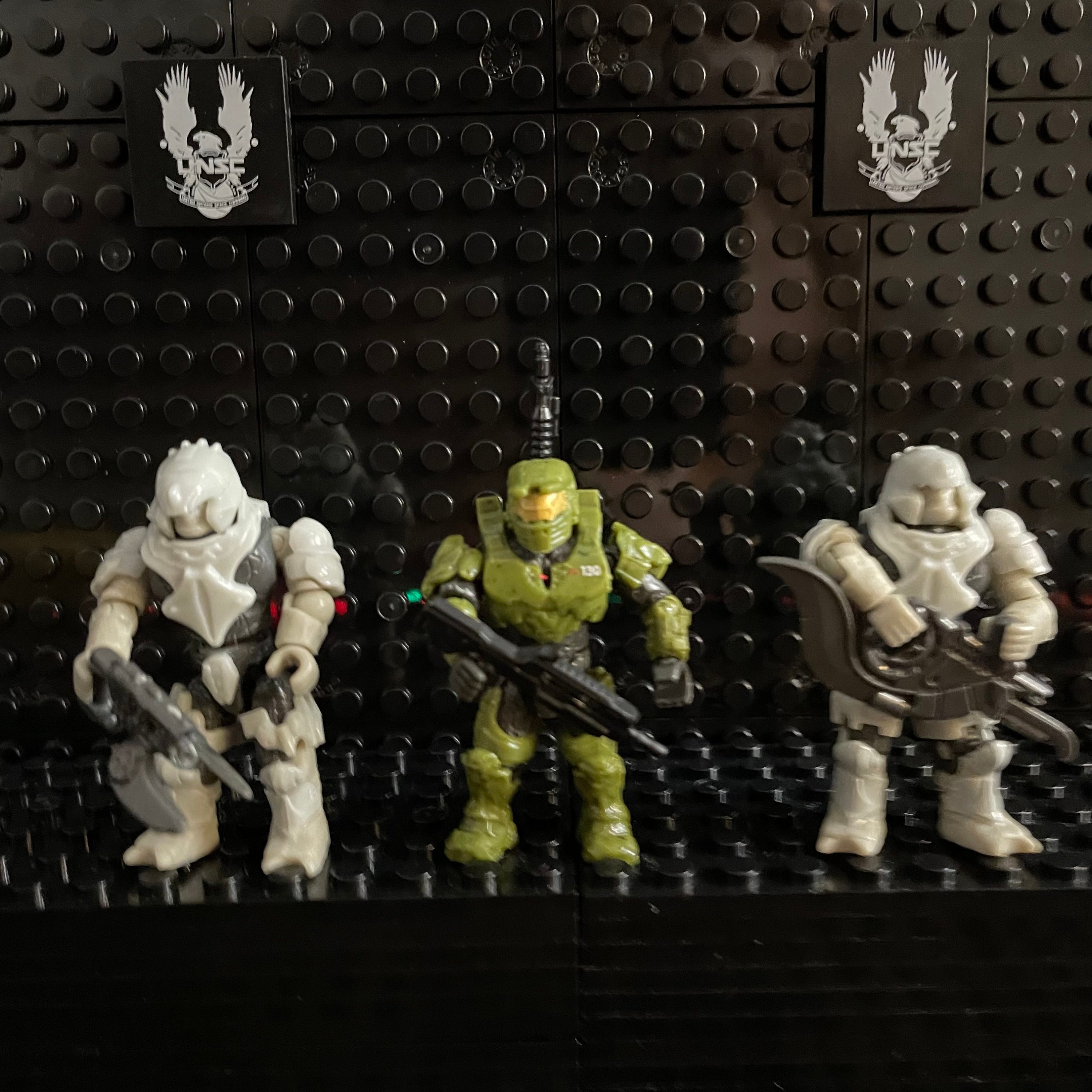 Mega Bloks Construx From Halo Unsc Kodiak Siege Cannon 1 Spartan Alice 130 and 2 White Brutes Etsy UK