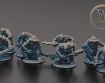 Morghei Mountain Trolls 10mm (Warmaster scale)