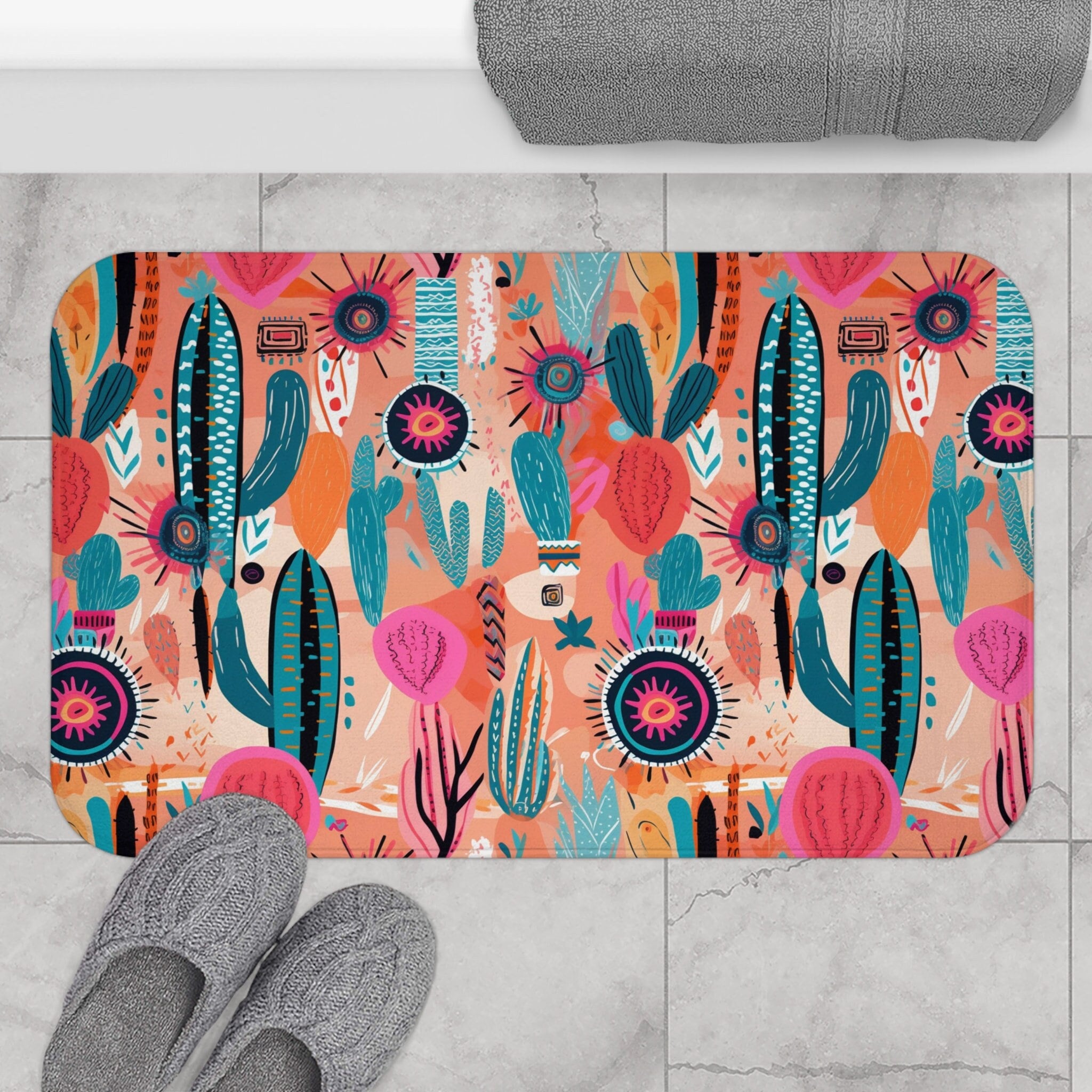 Turquoise Waters - Bath Mat — Beach Surf Decor by Nature