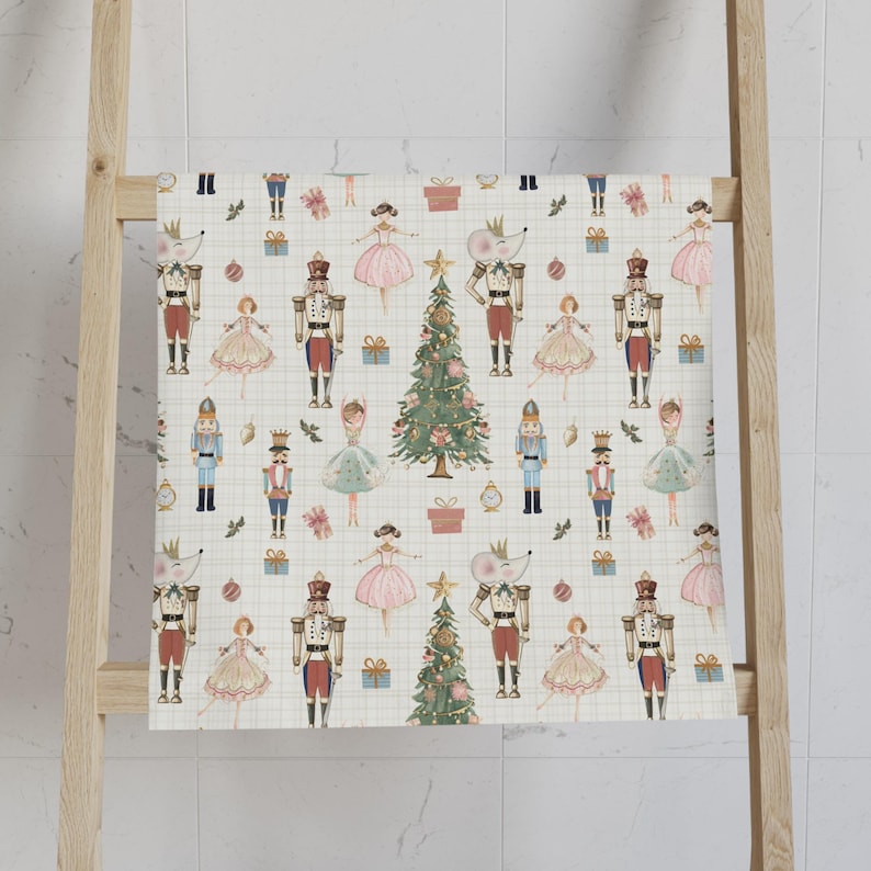 BrightWhimsicalHome Nutcracker Tea Towel