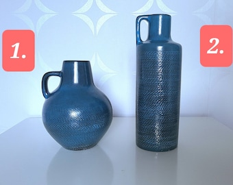 Blue vases By Ingrid Atterberg; Upsala Ekeby