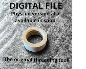 Digital file: Threading Tool for Ceramics - 1.125inches