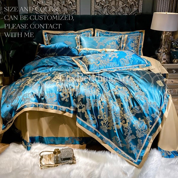 Silk Bed Covers Etsy