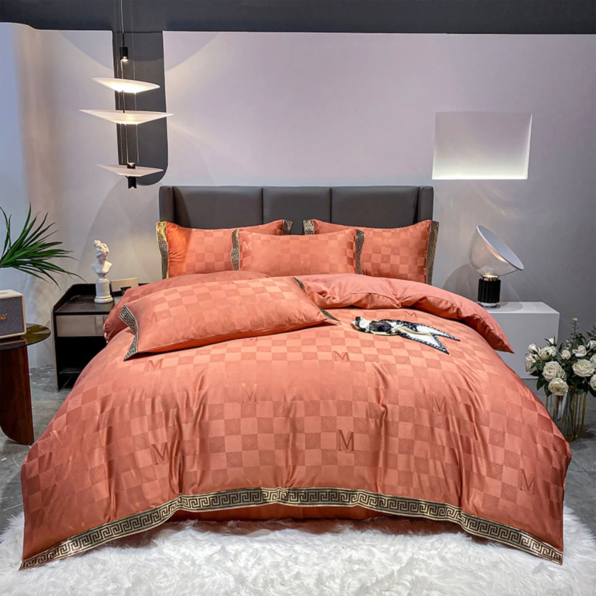 Designer Bedding Set Flower Stripe Online Furniture Store My Aashis Designer bedding sets Bedding set Gucci bedding #17 Designer Bedding Set Flower Stripe Online Furniture Store My Aashis Designer bedding sets Bedding set Gucci bedding