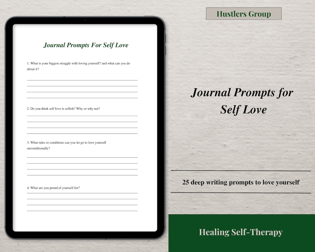 25 Journaling Prompts for Self Love, Confidence Building & Unlocking ...
