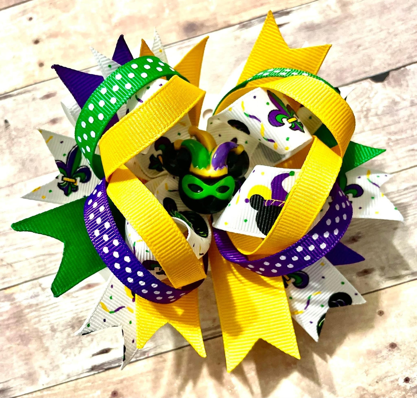 mardi gras pom pom hat